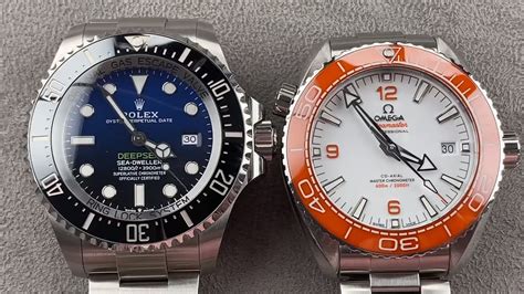 rolex deepsea vs omega planet ocean 9300|omega seamaster vs Rolex.